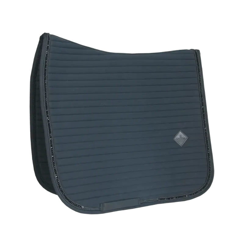 Kentucky Dressage Saddlepad w/ Pearls Grey