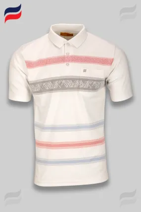 Kevin Ninan Striped Polo