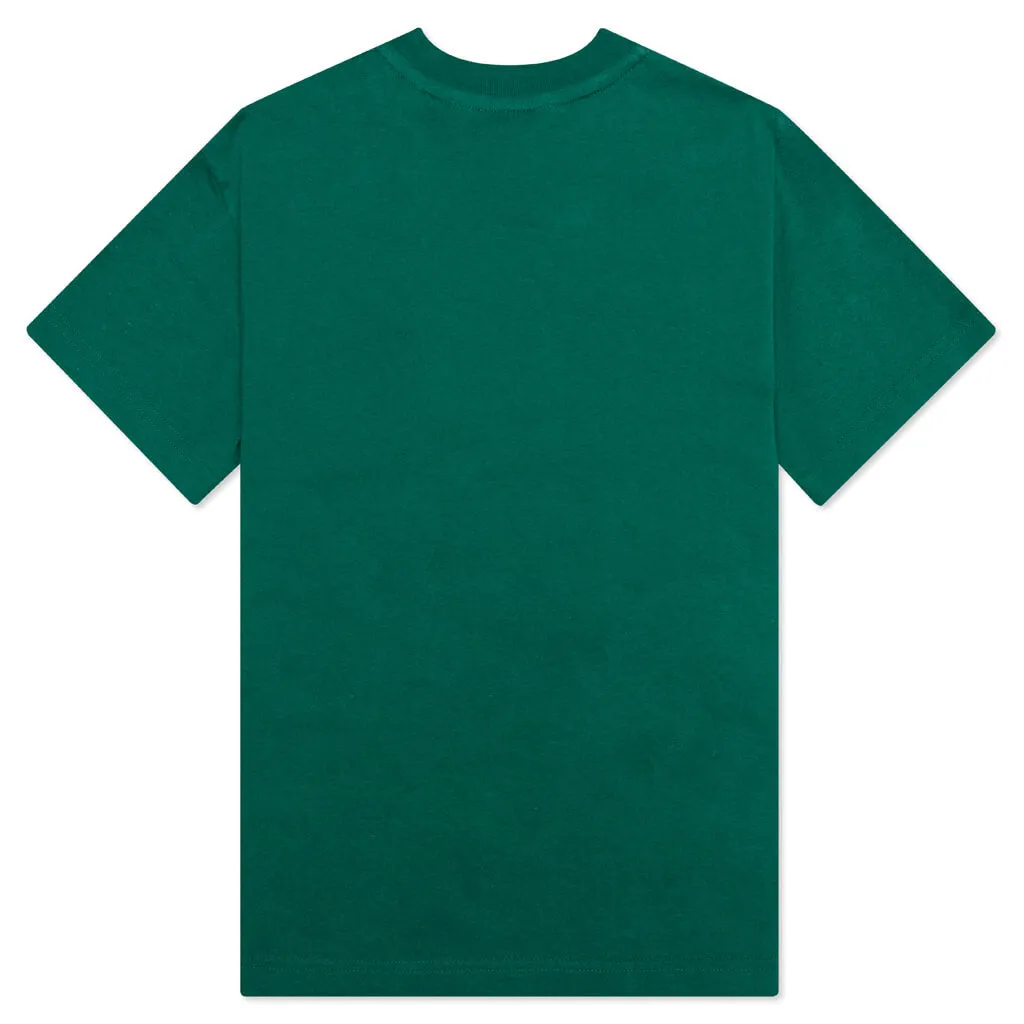 Kids Bear T-Shirt - Forest Green/Brown