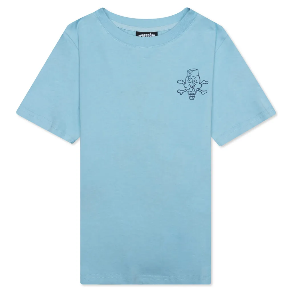 Kids Cones Shakes Sundaes S/S Tee - Sky Blue