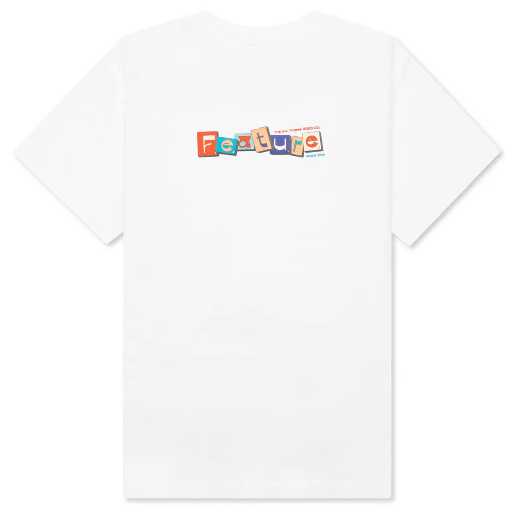 Kids Scrabble Tee - White