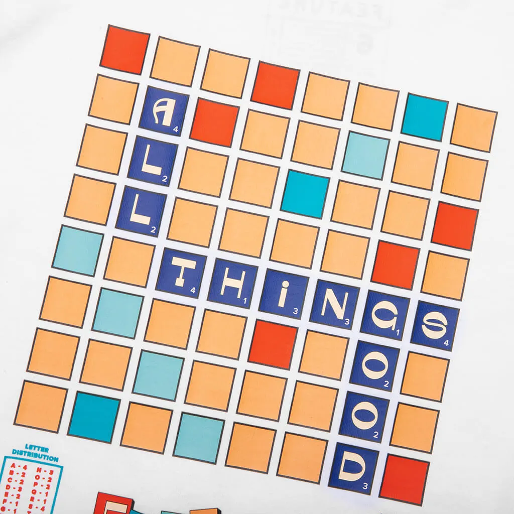 Kids Scrabble Tee - White