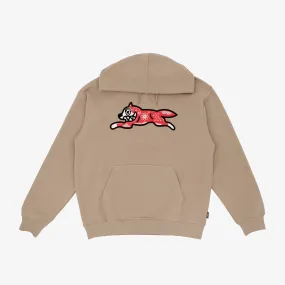 KIRIGAMI RUNNING DOG FLOCK HOODIE 'BEIGE'