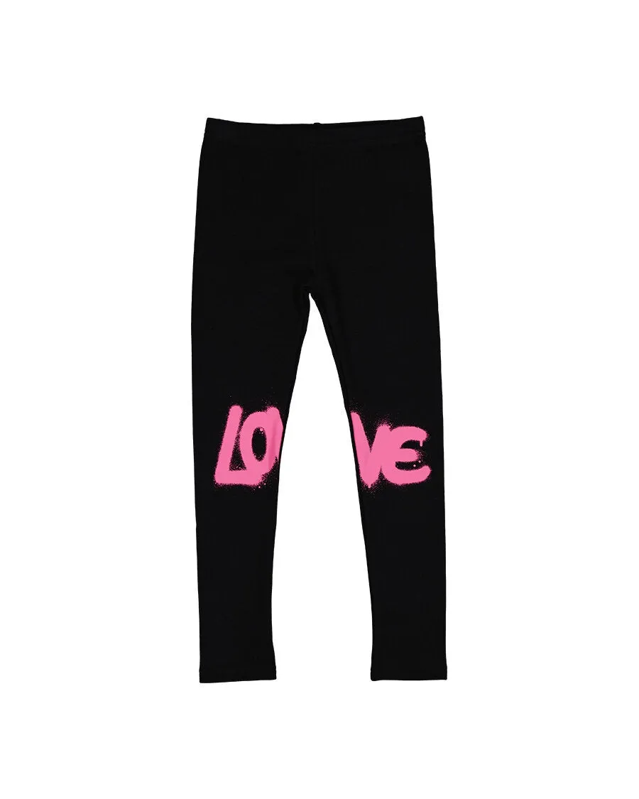 Kissed By Radicool- Love Graffiti Legging