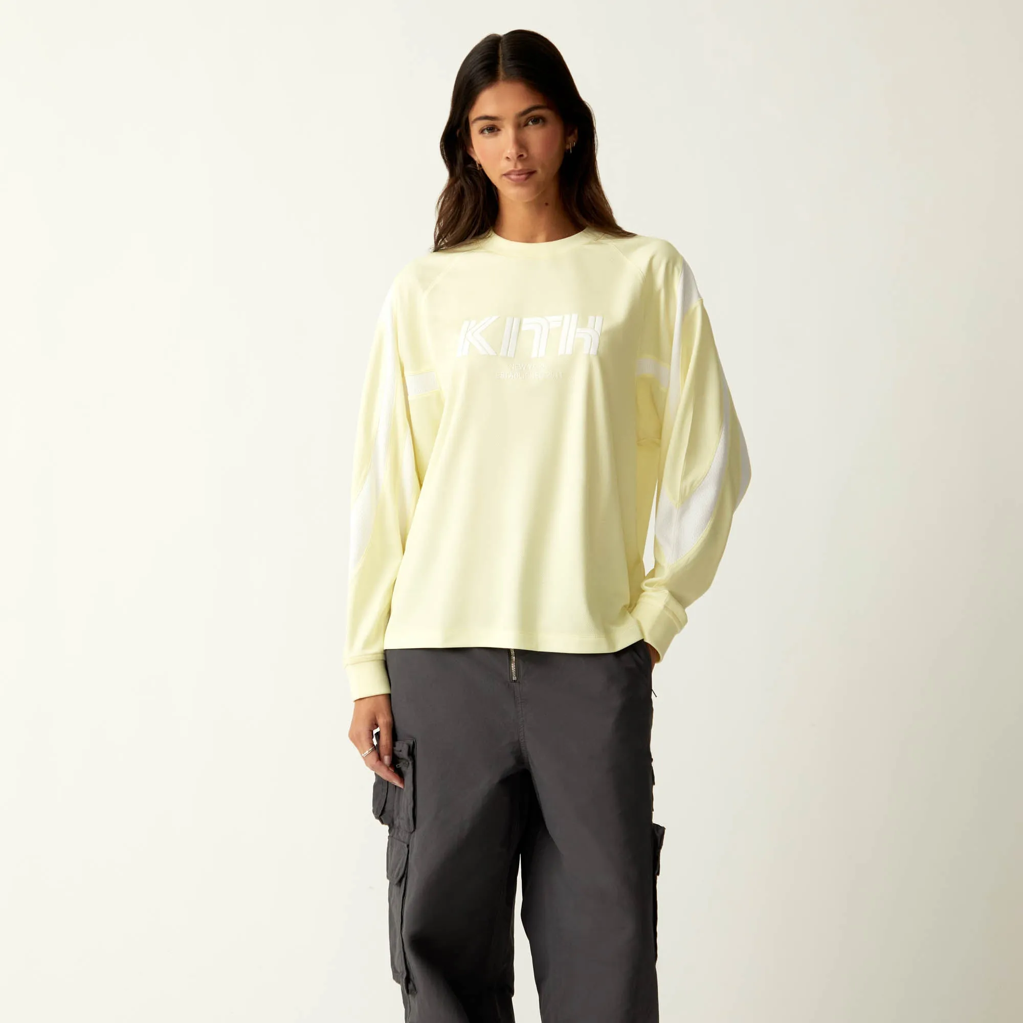 Kith Women Ridley Tech Long Sleeve - Tart