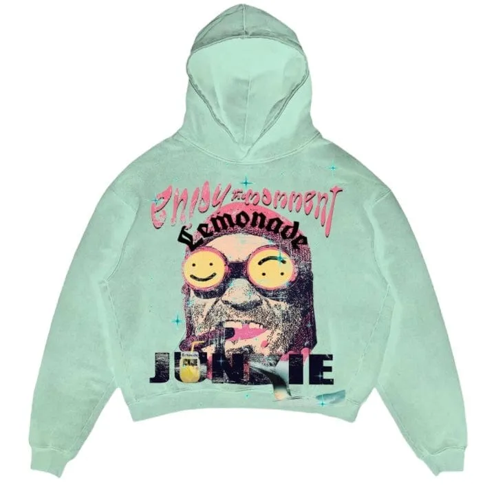 Lemonade Junkie Enjoy The Moment Hoodie (Mint) LJ-042310