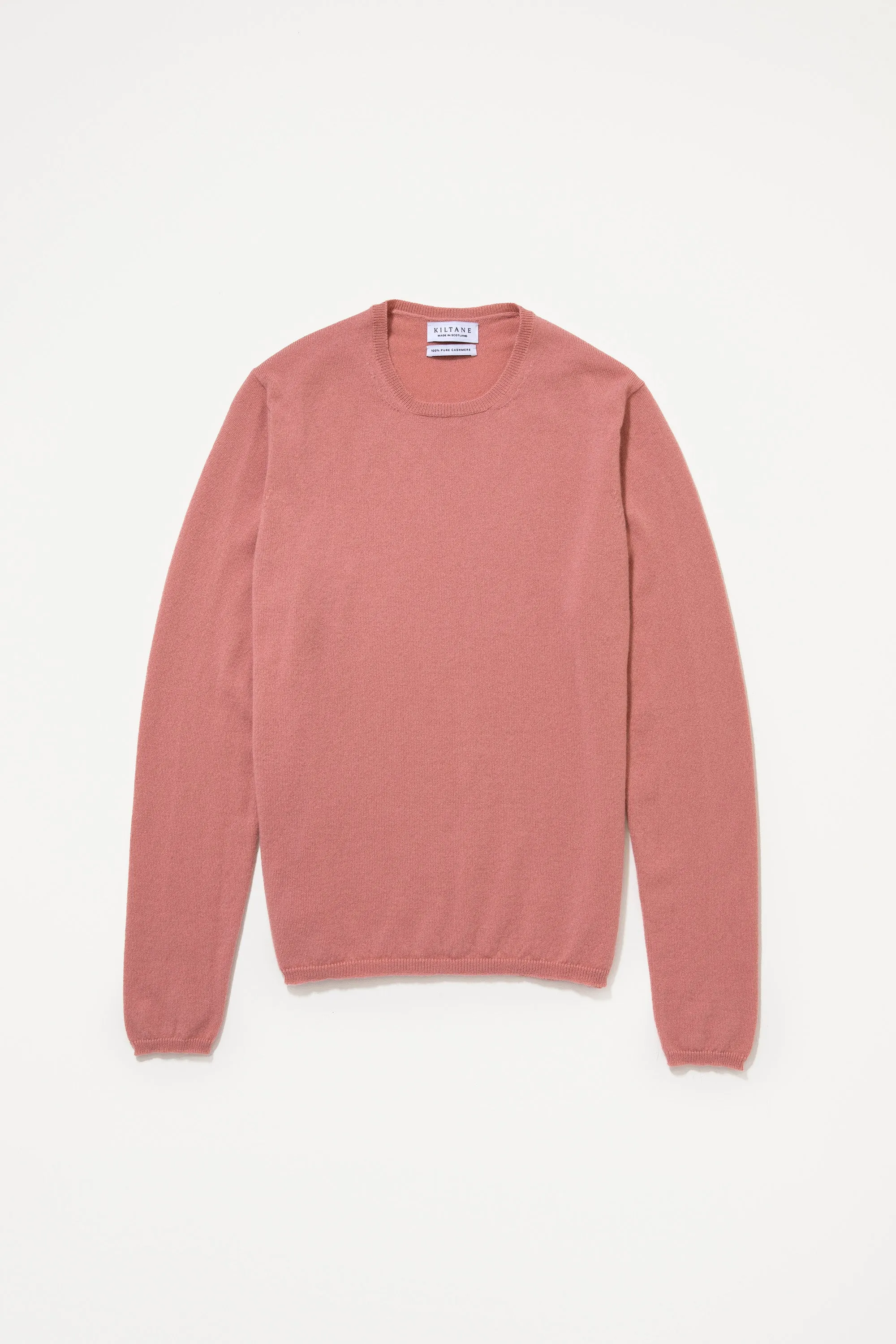 Made in Scotland Charlotte Cashmere Crew Neck - Dusky Pink