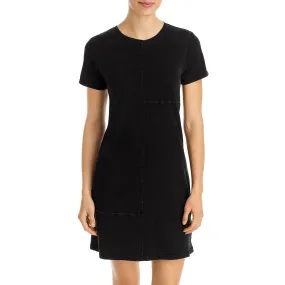 Marc New York Performance Womens Cotton Short Sleeve T-Shirt Dress