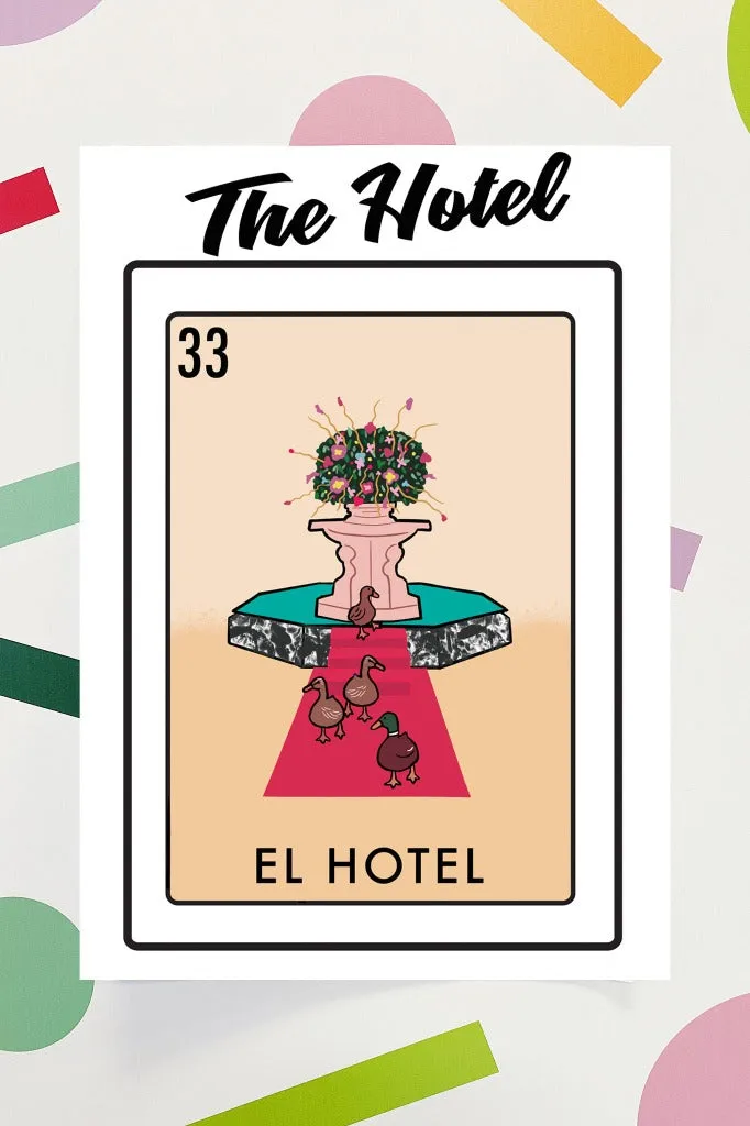 Memphis Poster Prints- The Hotel