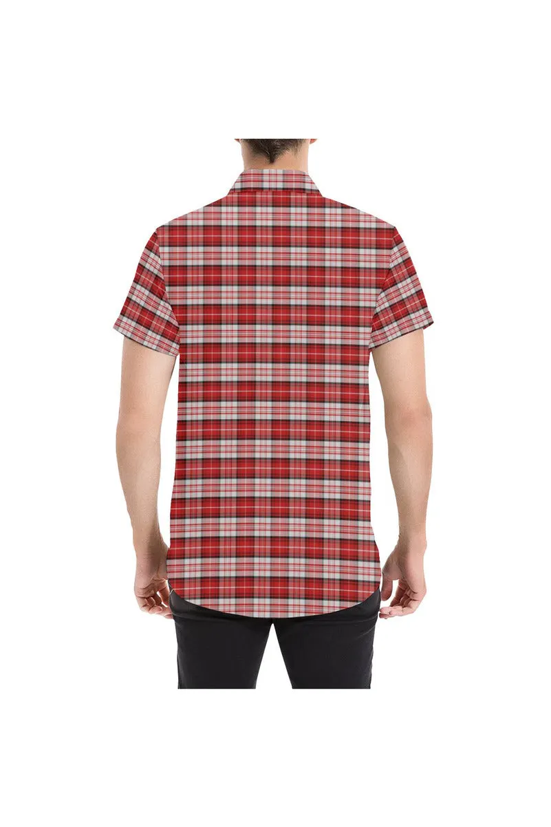 Men in Plaid Short Sleeve Shirt