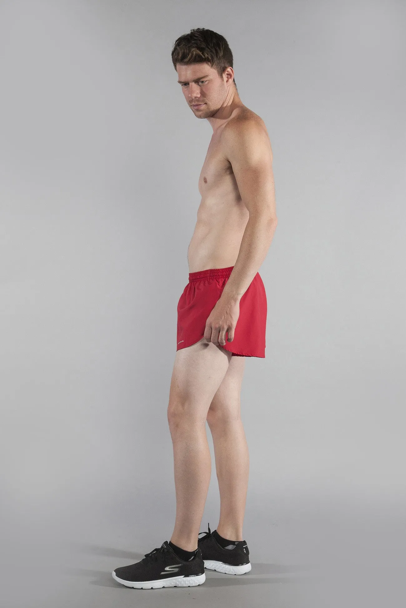 Men's 1" Elite Split Shorts- Alabama