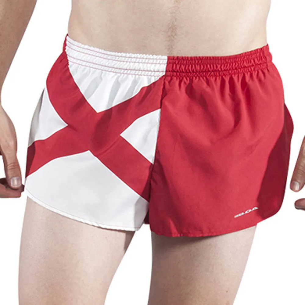 Men's 1" Elite Split Shorts- Alabama