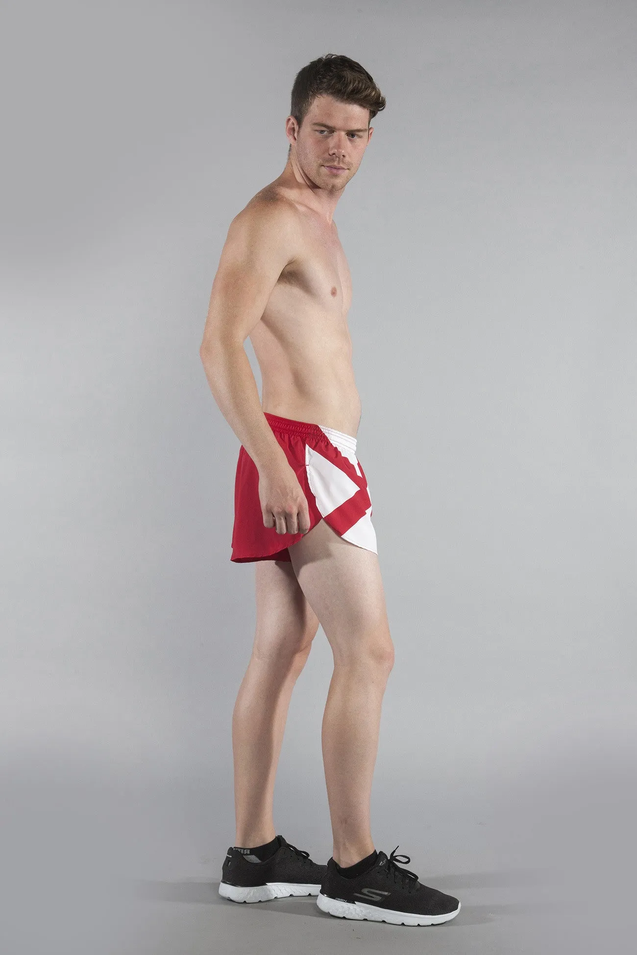 Men's 1" Elite Split Shorts- Alabama