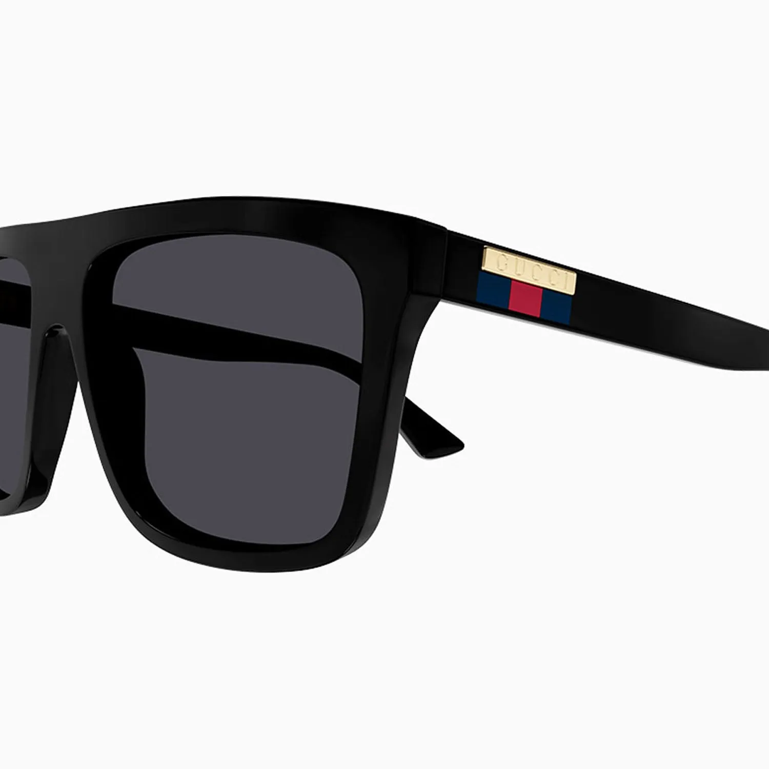 Men's Gucci Logo Black Sunglasses