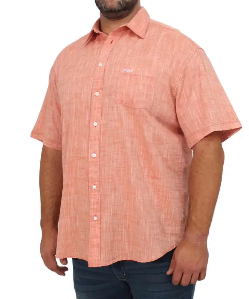 Mens Linen Short Sleeve Shirt