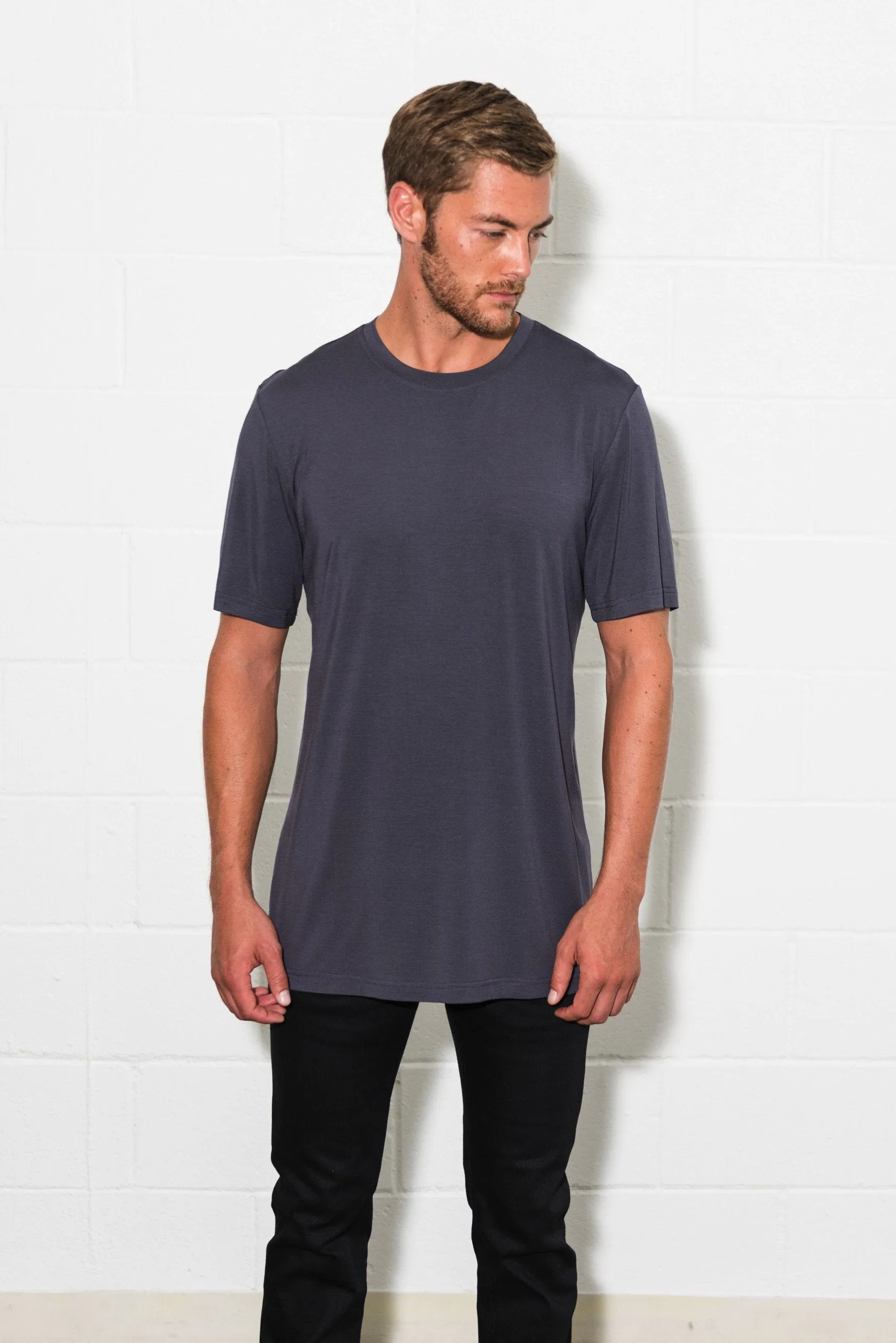 Men's Modal Oversized Crew Tee