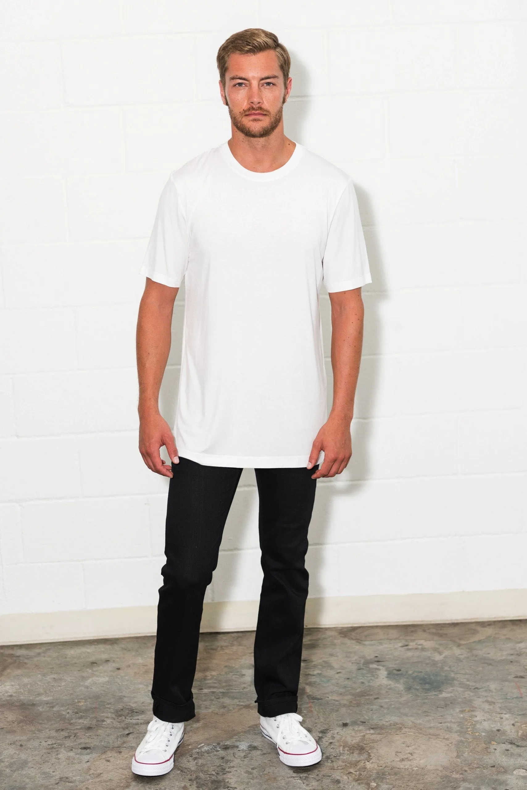 Men's Modal Oversized Crew Tee