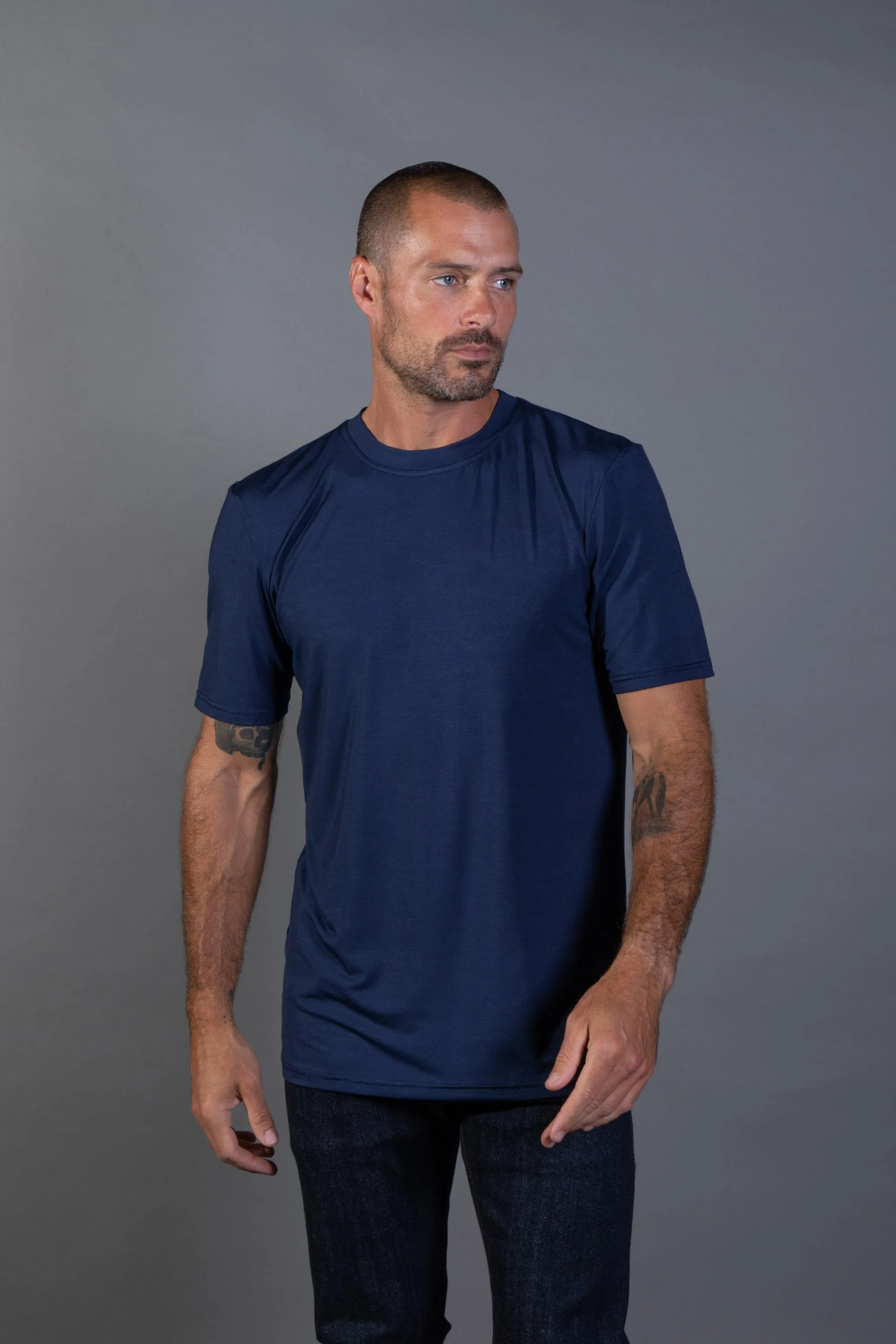 Men's Modal Oversized Crew Tee