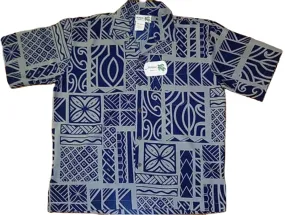 Mens Poly Aloha Shirt