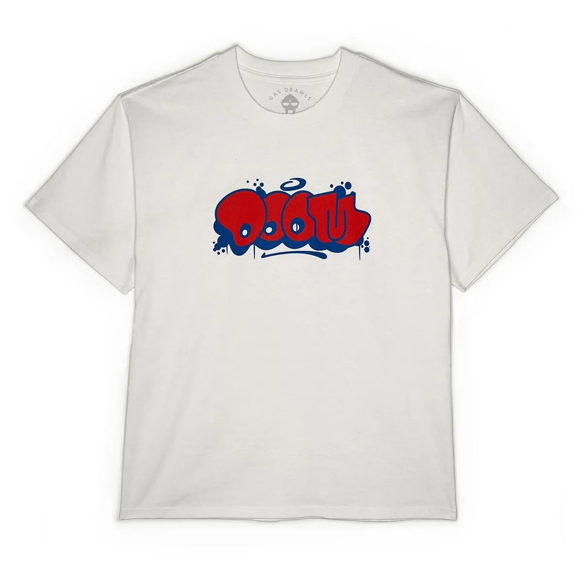 MF DOOM - THROW SHIRT (BLUE & RED)