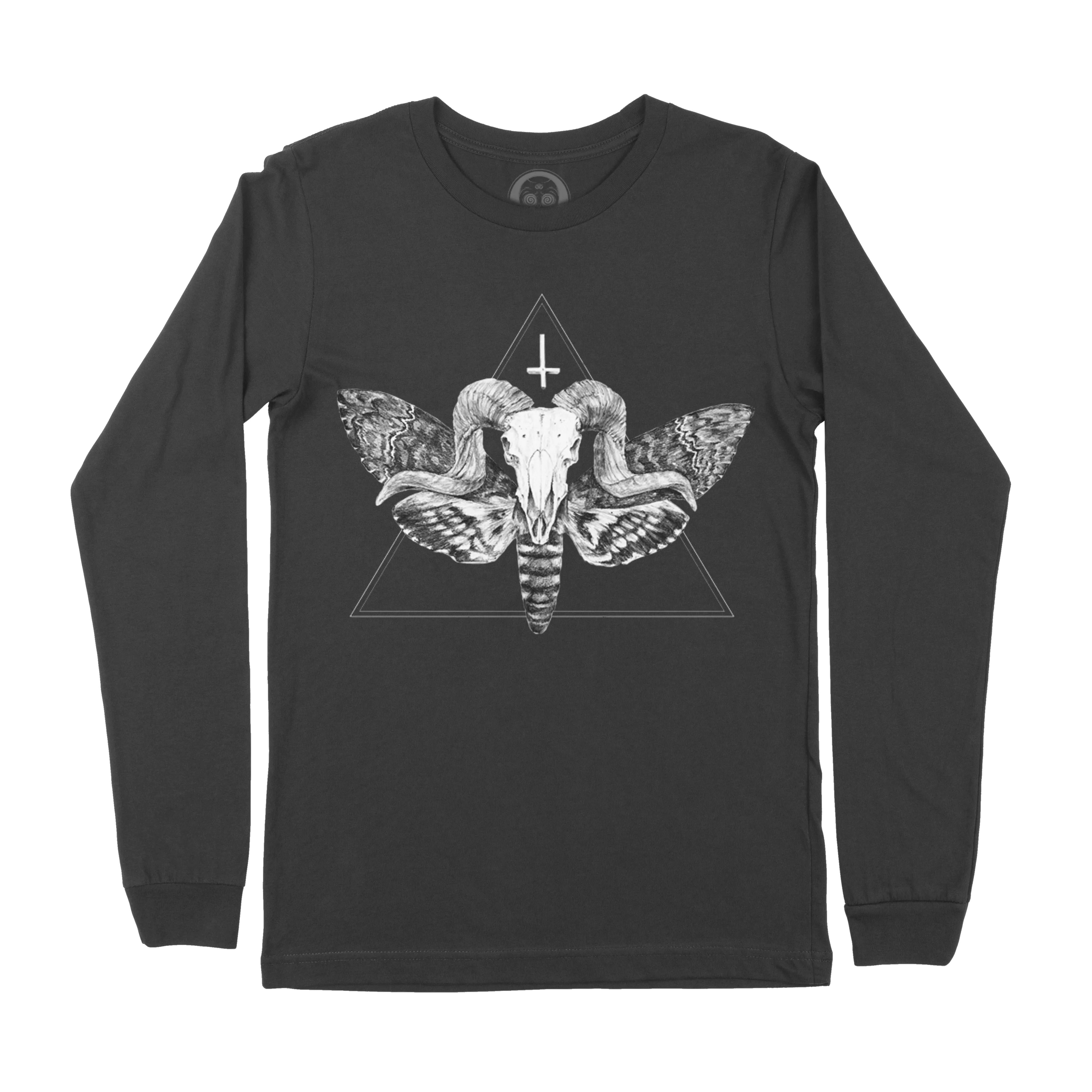 Midnight Skateboarding - The Horned God Long Sleeve Tee - Black