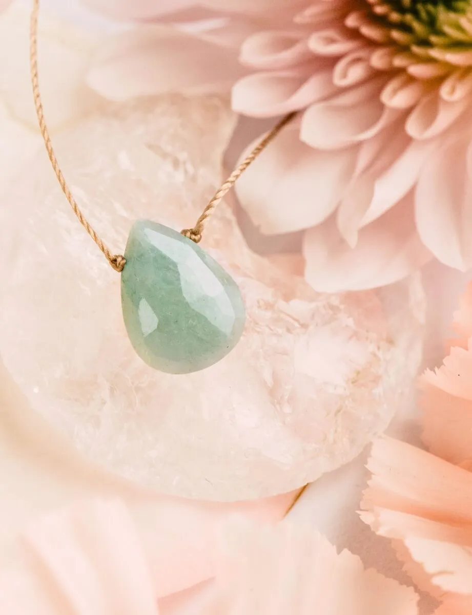 Milky Aquamarine Luxe Necklace for Beautiful Mom