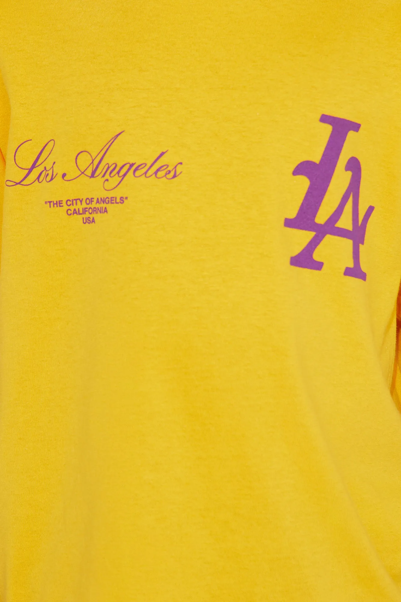 Mini Represent LA Short Sleeve Tee - Gold