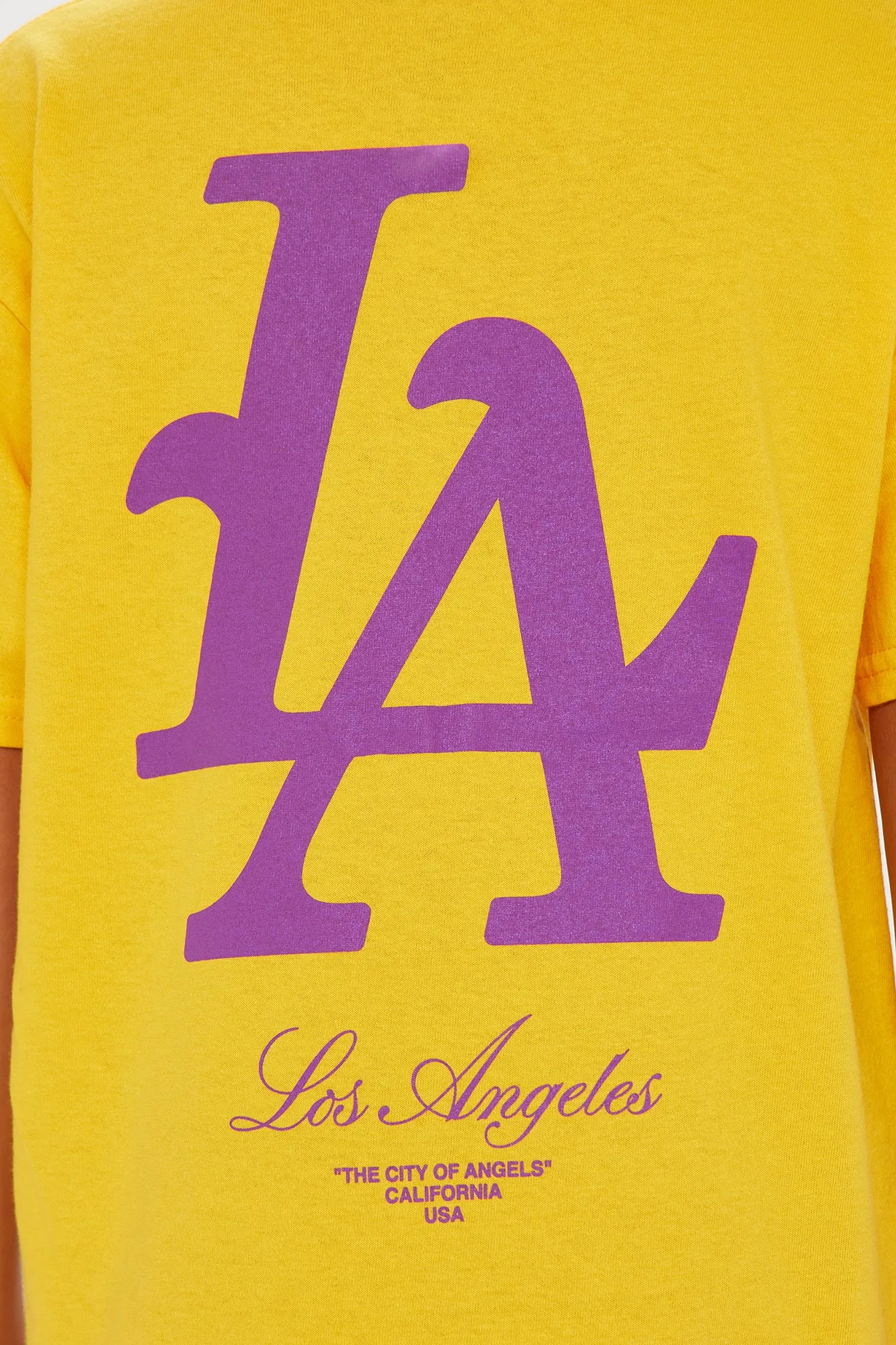 Mini Represent LA Short Sleeve Tee - Gold