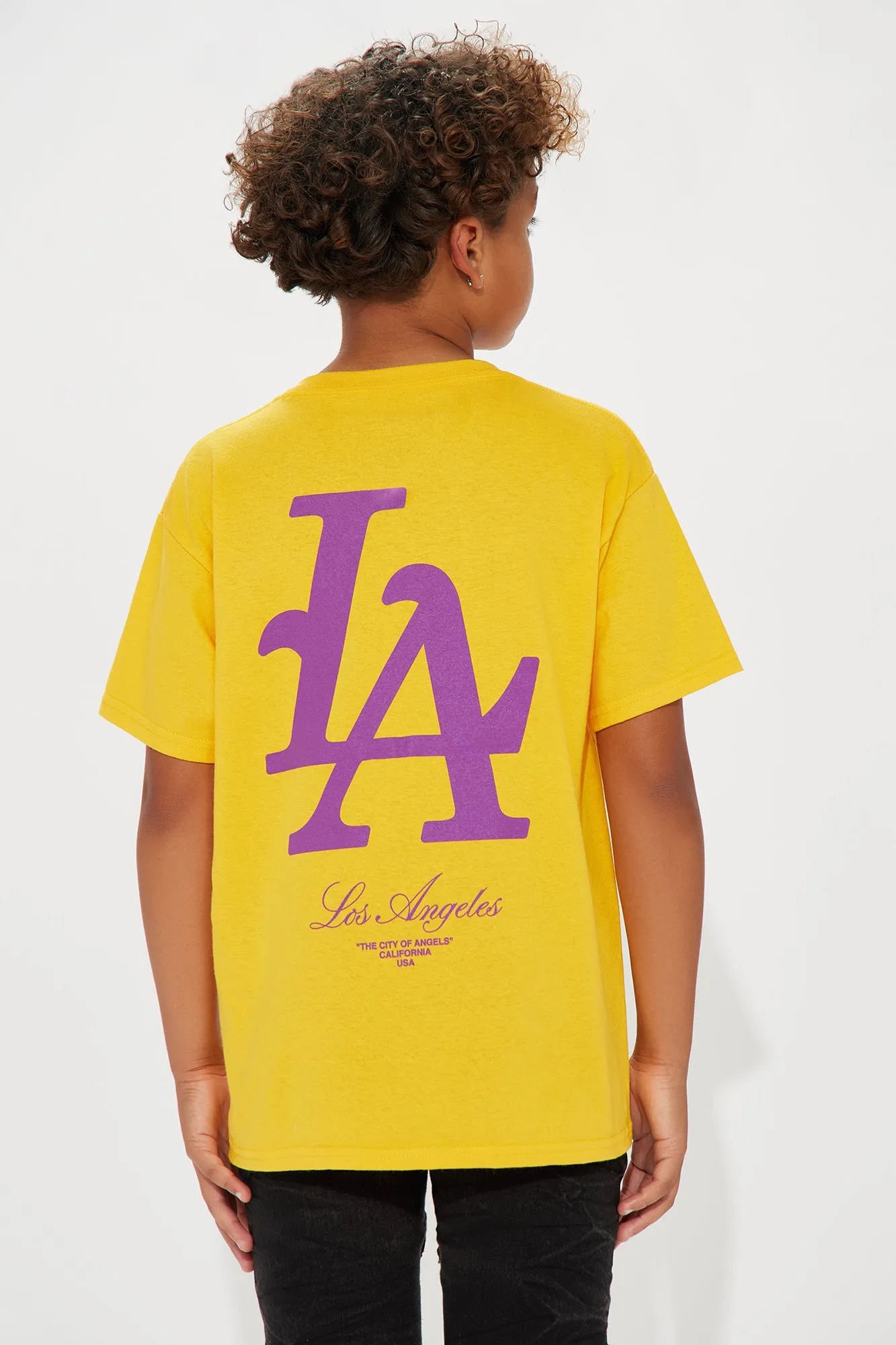 Mini Represent LA Short Sleeve Tee - Gold