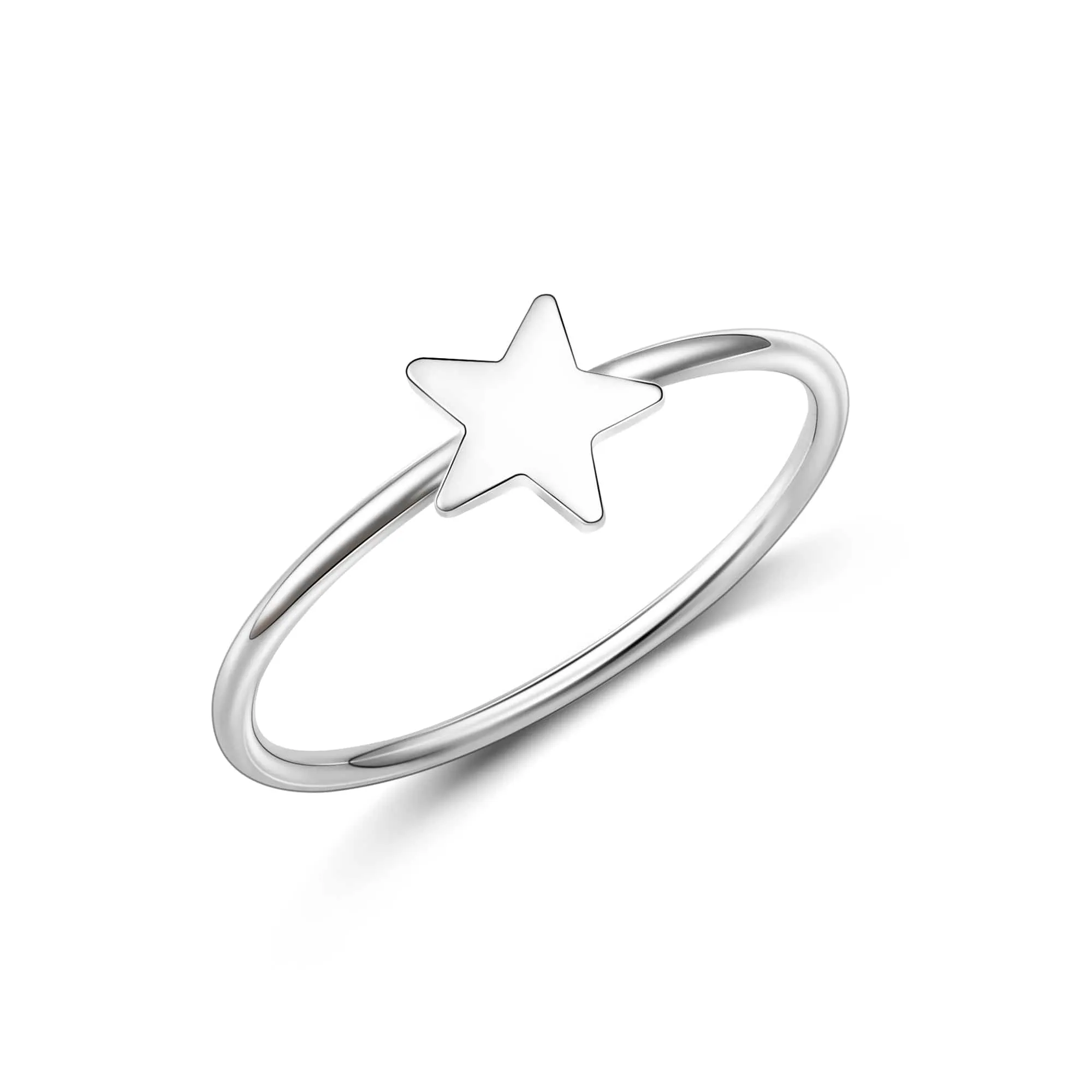 Mini Wishing Star Ring Sterling Silver