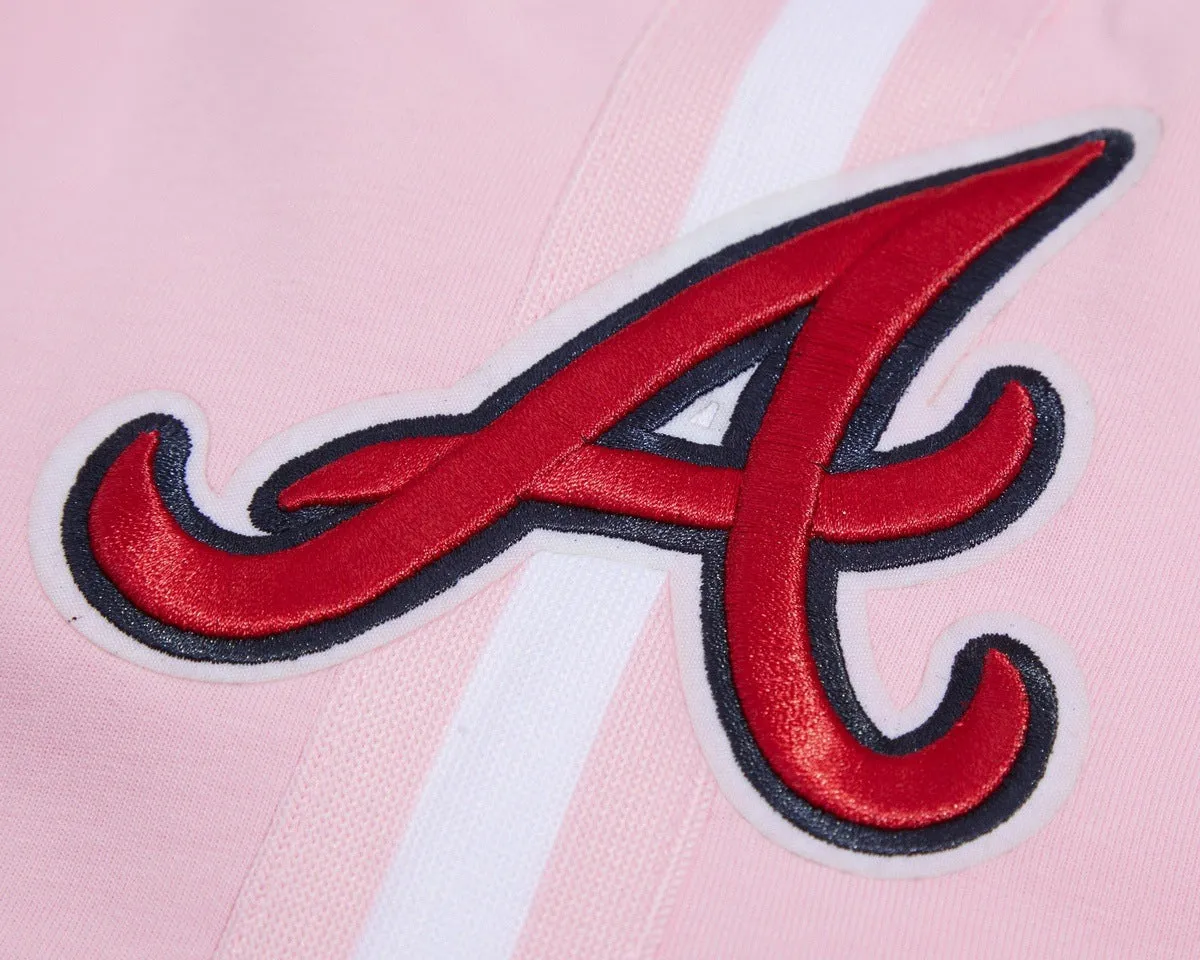 MLB ATLANTA BRAVES CLASSIC CHENILLE MEN'S SHORT (PINK)