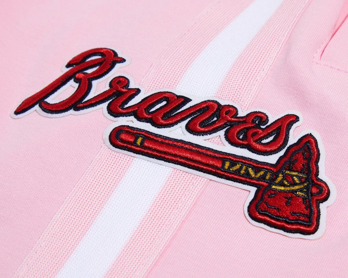 MLB ATLANTA BRAVES CLASSIC CHENILLE MEN'S SHORT (PINK)