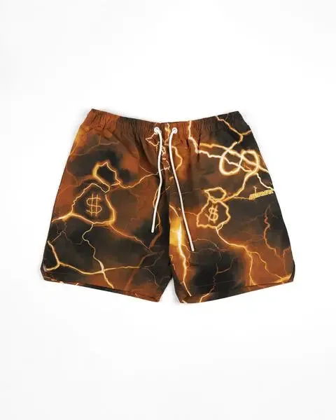 Money Strikes 7" Inseam Nylon Shorts