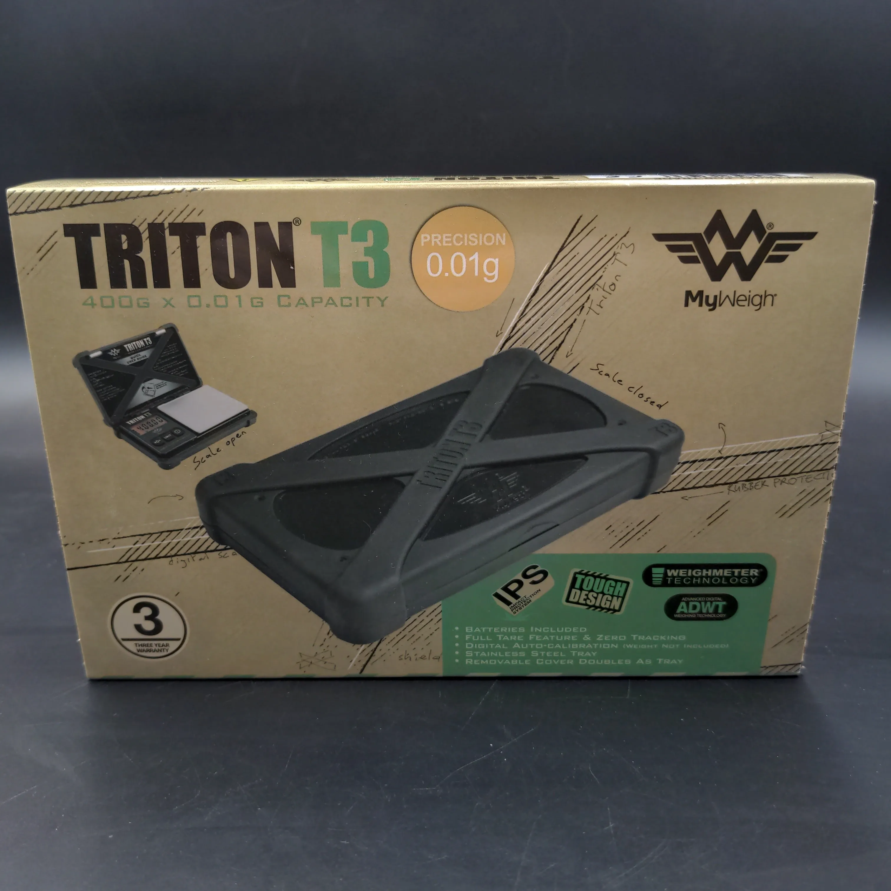 My Weigh Triton T3 Scale | 400g x 0.01g