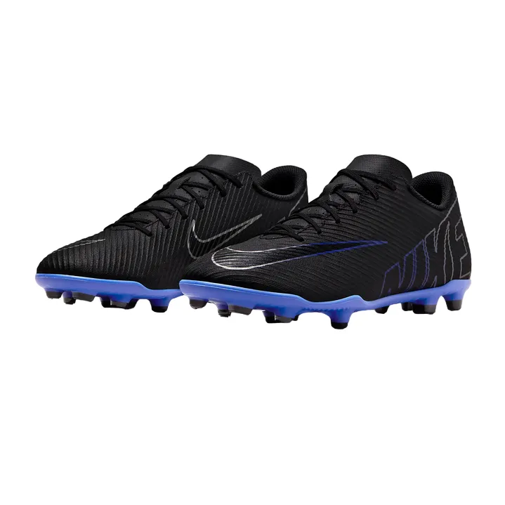 Nike men's football boot Vapor 15 Club FG/MG DJ5963-040 black-light blue