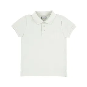 Nukutavake Boys Basic Short Sleeve Polo _White 890-28