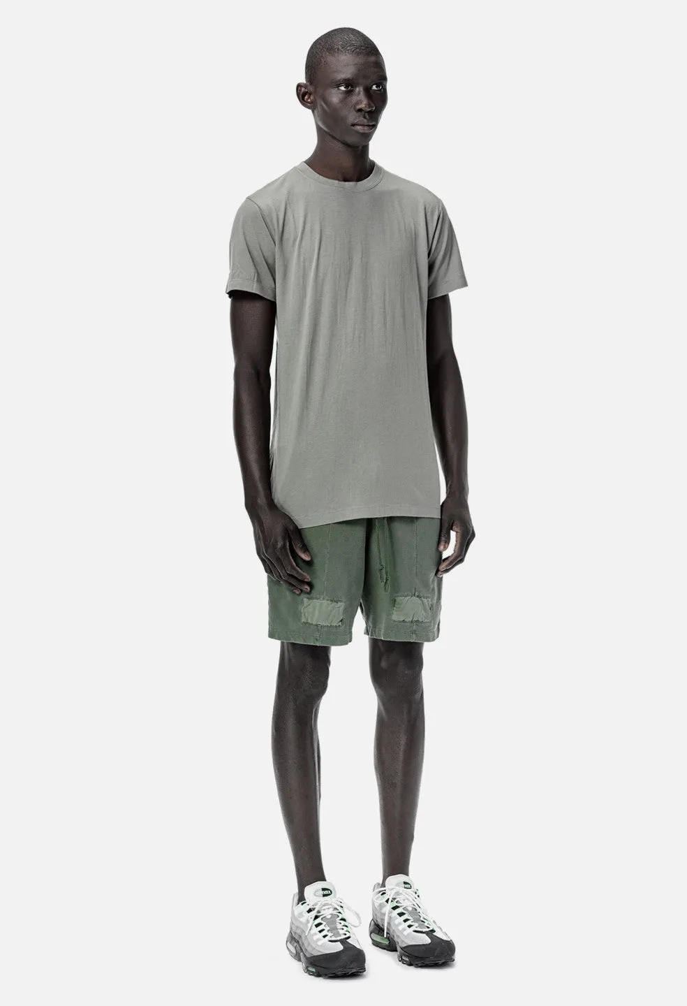 Paneled Shorts / Olive