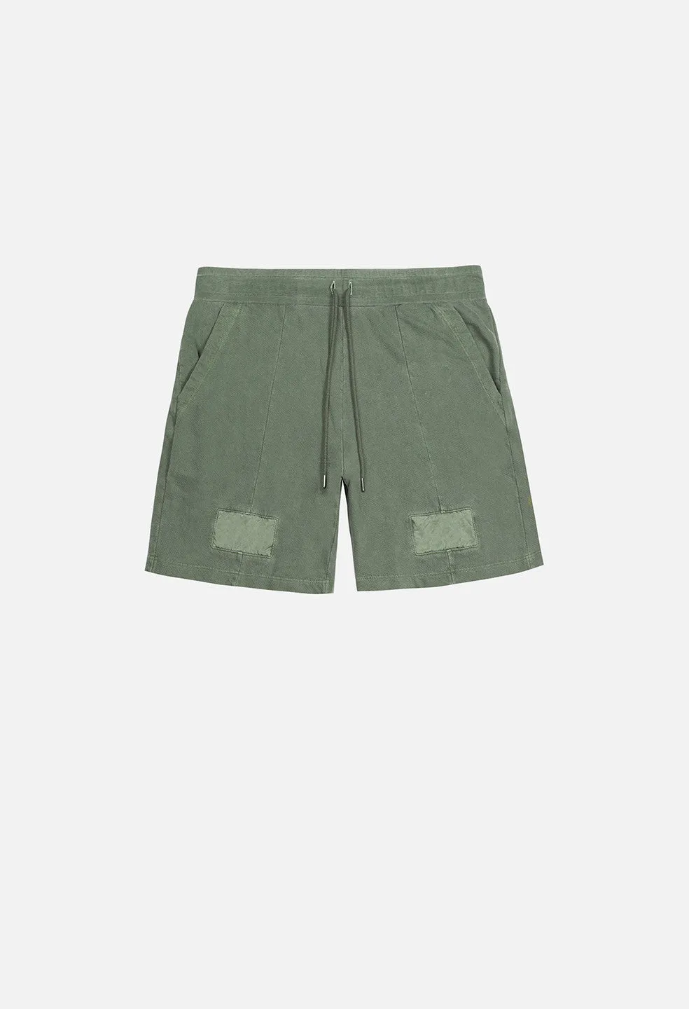 Paneled Shorts / Olive