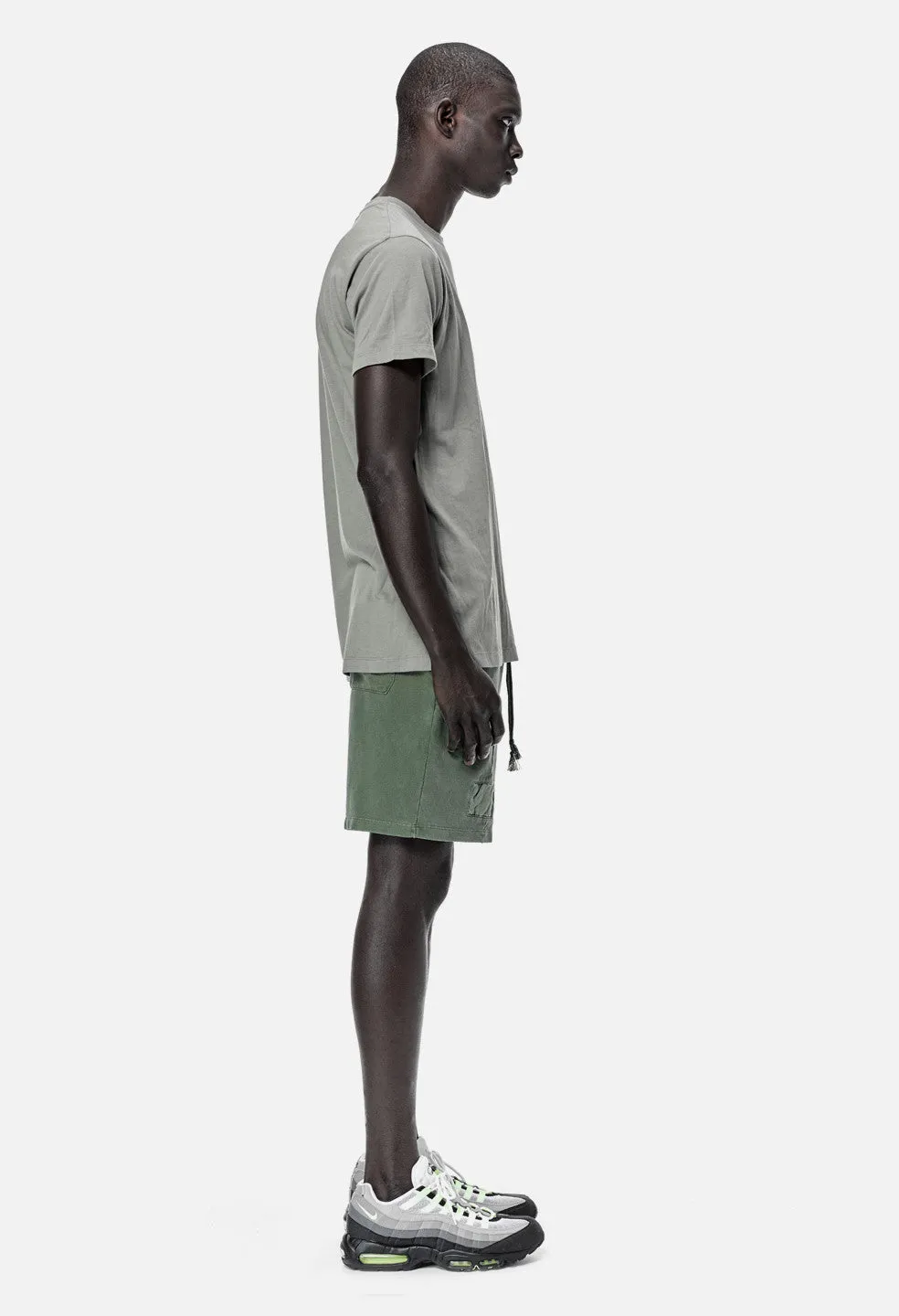 Paneled Shorts / Olive