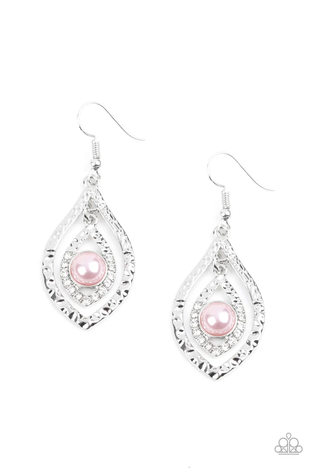 Paparazzi Breaking Glass Ceilings - Pink Earrings