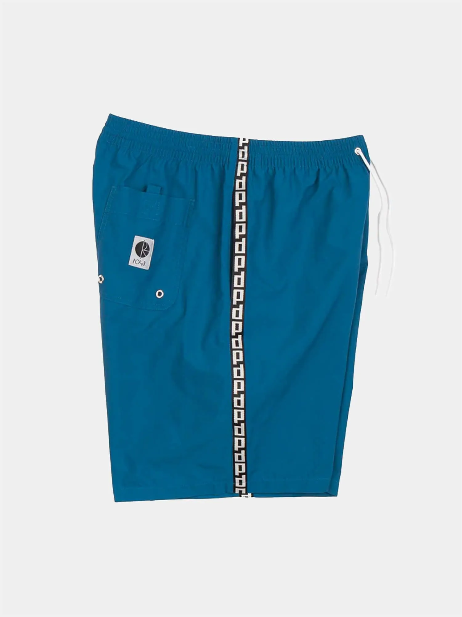 Polar P Stripe City Swim Shorts - Police Blue