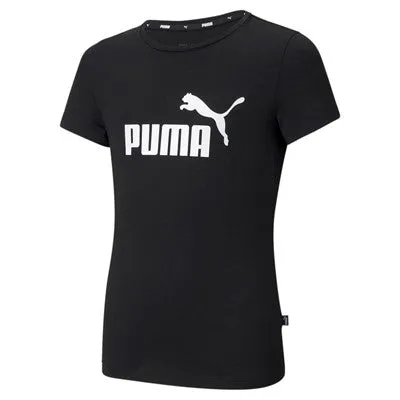 Puma girl's t-shirt short sleeve ESS Logo Tee G 587029 01 black