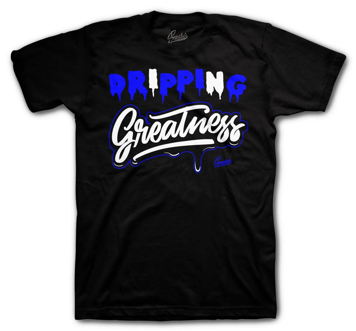 Retro 5 Racer Blue Dripping Greatness Shirt