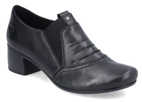 Rieker 41657-00 Womens Leather Court Shoe