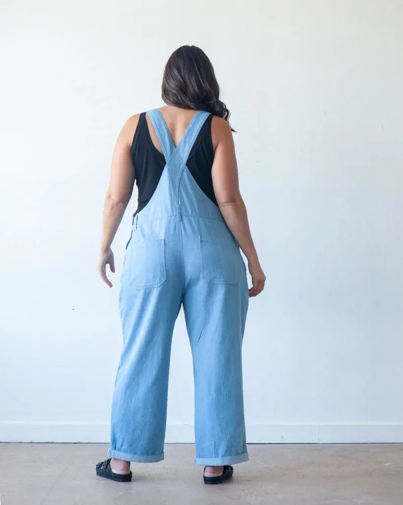 Riley Overalls Sewing Pattern by True Bias | Plus Sizes 14-32