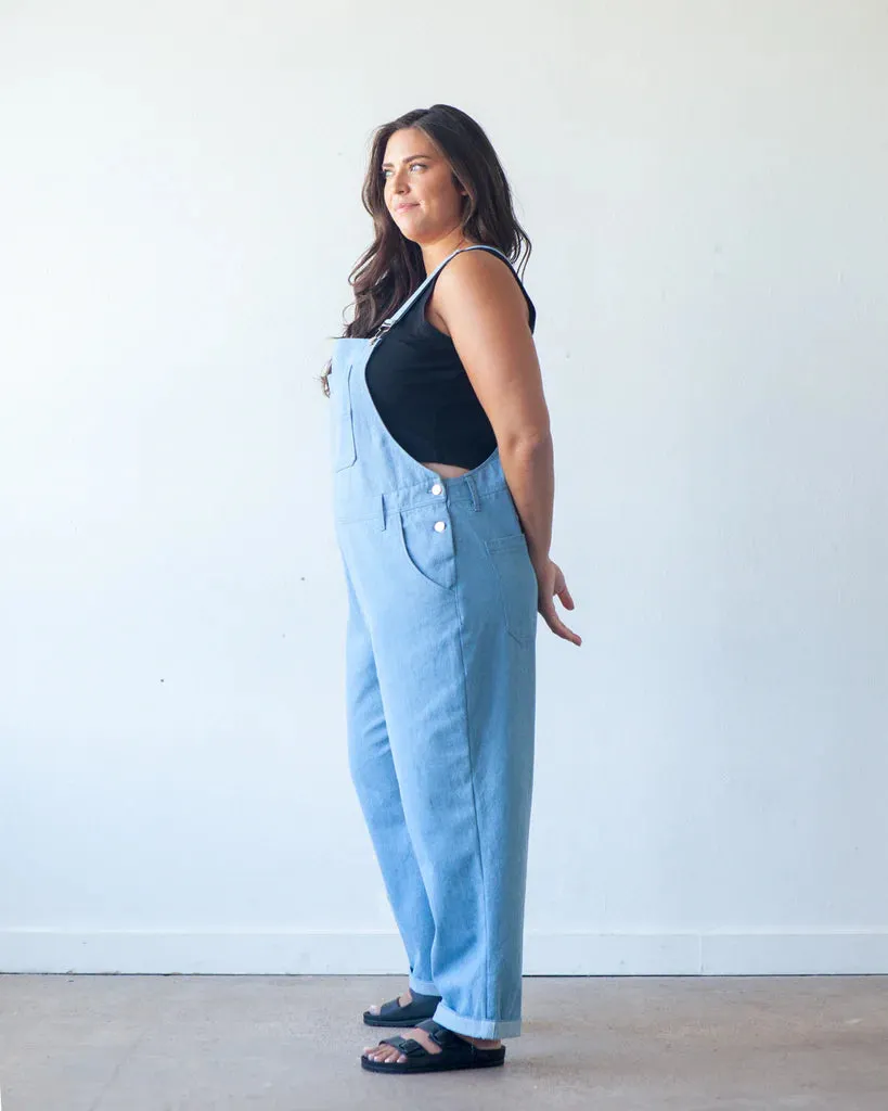 Riley Overalls Sewing Pattern by True Bias | Plus Sizes 14-32