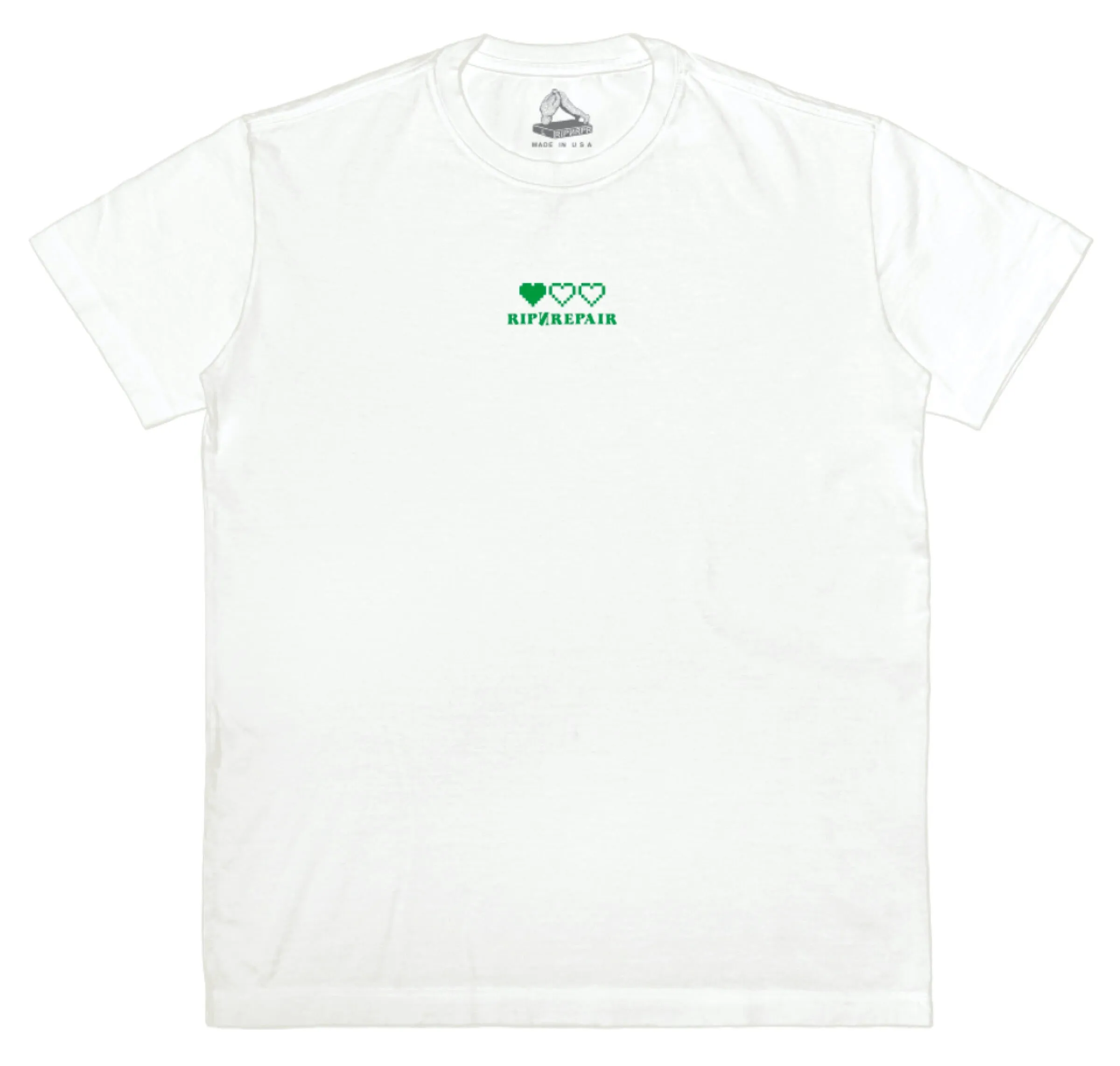 Rip N Repair Digital Love Tee - White