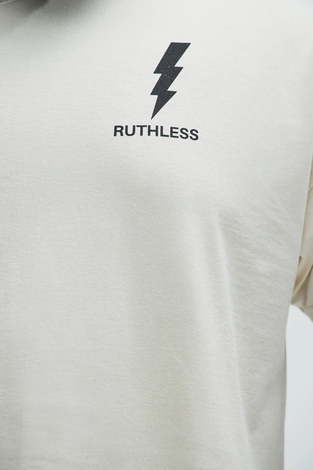 Ruthless Striker Oversized Short Sleeve Tee - Natural/Combo