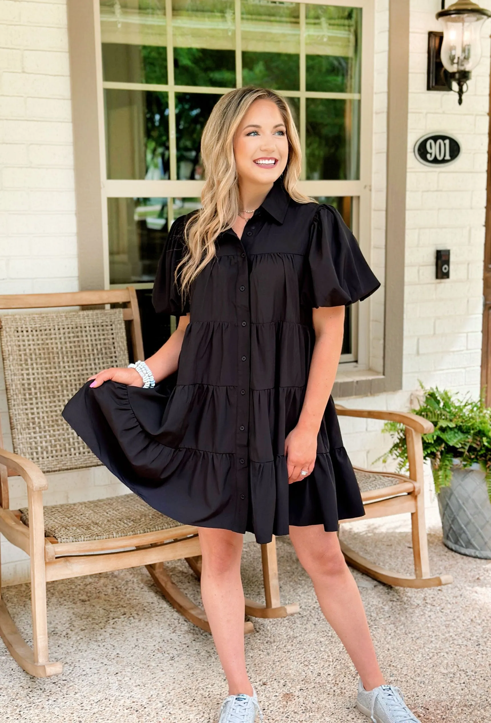 Serena Dress in Black