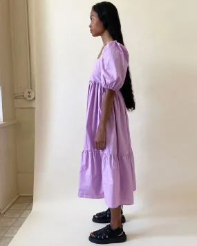 Serenity Puff Sleeve Dress – Lavender